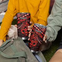 Matariki New Zealand Tumbler Cup Maori New Year Tiki Red Version LT14 - Polynesian Pride