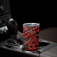 Matariki New Zealand Tumbler Cup Maori New Year Tiki Red Version LT14 - Polynesian Pride