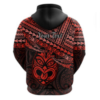 Custom Matariki New Zealand Hoodie Maori New Year Tiki Red Version LT14 - Polynesian Pride