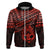 Custom Matariki New Zealand Hoodie Maori New Year Tiki Red Version LT14