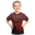 Personalised Matariki New Zealand Kid T Shirt Maori New Year Tiki Red Version LT14