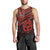 Personalised Matariki New Zealand Men Tank Top Maori New Year Tiki Red Version LT14