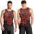 Personalised Matariki New Zealand Men Tank Top Maori New Year Tiki Red Version LT14