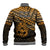 Matariki New Zealand Baseball Jacket Maori New Year Tiki Gold Version LT14