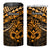 Matariki New Zealand 4 in 1 Can Cooler Tumbler Maori New Year Tiki Gold Version