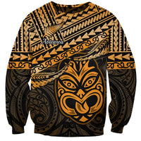 Matariki New Zealand Sweatshirt Maori New Year Tiki Gold Version LT14 Unisex Gold - Polynesian Pride