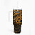 Matariki New Zealand Tumbler With Handle Maori New Year Tiki Gold Version