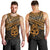 Personalised Matariki New Zealand Men Tank Top Maori New Year Tiki Gold Version LT14