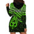 Matariki New Zealand Hoodie Dress Maori New Year Tiki Green Version LT14