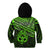 Personalised Matariki New Zealand Kid Hoodie Maori New Year Tiki Green Version LT14