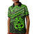 Personalised Matariki New Zealand Kid Polo Shirt Maori New Year Tiki Green Version LT14