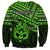 Personalised Matariki New Zealand Sweatshirt Maori New Year Tiki Green Version LT14