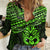 Personalised Matariki New Zealand Women Casual Shirt Maori New Year Tiki Green Version LT14