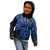 Matariki New Zealand Kid Hoodie Maori New Year Tiki Blue Version LT14