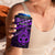 Matariki New Zealand 4 in 1 Can Cooler Tumbler Maori New Year Tiki Purple Version