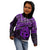 Matariki New Zealand Kid Hoodie Maori New Year Tiki Purple Version LT14