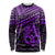 Matariki New Zealand Long Sleeve Shirt Maori New Year Tiki Purple Version LT14