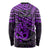 Matariki New Zealand Long Sleeve Shirt Maori New Year Tiki Purple Version LT14