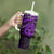 Matariki New Zealand Tumbler With Handle Maori New Year Tiki Purple Version