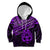 Personalised Matariki New Zealand Kid Hoodie Maori New Year Tiki Purple Version LT14