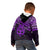 Personalised Matariki New Zealand Kid Hoodie Maori New Year Tiki Purple Version LT14