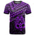 Custom Matariki New Zealand T Shirt Maori New Year Tiki Purple Version LT14