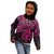 Matariki New Zealand Kid Hoodie Maori New Year Tiki Pink Version LT14