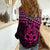 Matariki New Zealand Women Casual Shirt Maori New Year Tiki Pink Version LT14