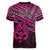 Matariki New Zealand Women V Neck T Shirt Maori New Year Tiki Pink Version LT14