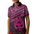 Personalised Matariki New Zealand Kid Polo Shirt Maori New Year Tiki Pink Version LT14