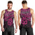 Personalised Matariki New Zealand Men Tank Top Maori New Year Tiki Pink Version LT14