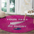 Custom New Zealand Silver Fern Rugby Round Carpet Go Aotearoa - Pink Version