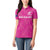 Custom New Zealand Silver Fern Rugby Women Polo Shirt Go Aotearoa - Pink Version