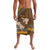 Personalised Tonga Language Week Lavalava Malo e Lelei Tongan Ngatu Pattern - Brown