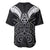 Kia Kaha Te Reo Maori Baseball Jersey Aotearoa Hei Tiki With Hongi