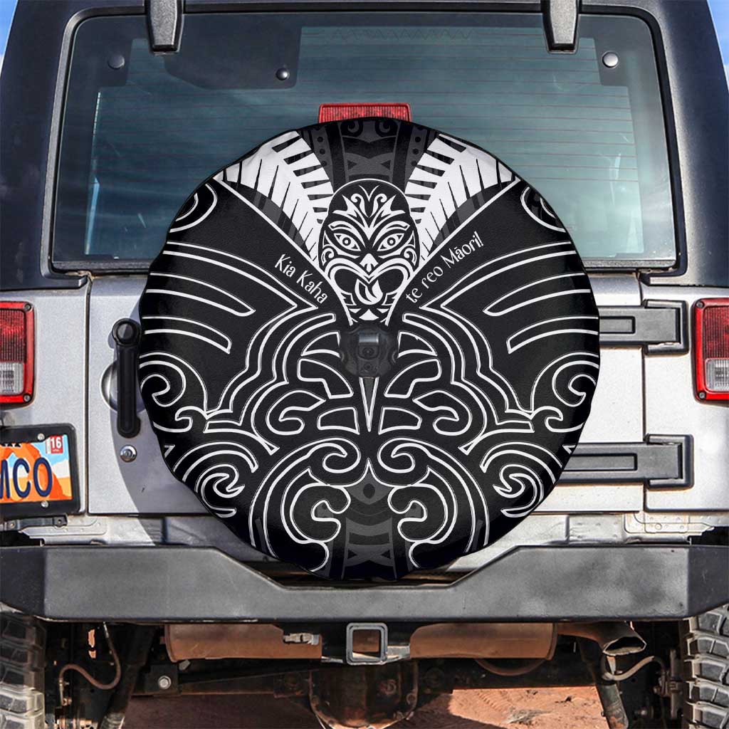 Kia Kaha Te Reo Maori Spare Tire Cover Aotearoa Hei Tiki With Hongi