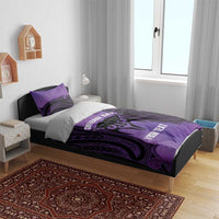 Personalised New Zealand Suffrage Day Bedding Set Maori Tattoo Galaxy Vibe LT14 - Polynesian Pride