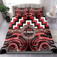 Aotearoa Te Arawa Bedding Set Maori Iwi Poutama Puhoro Tattoo LT14 - Polynesian Pride