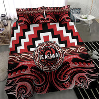 Aotearoa Te Arawa Bedding Set Maori Iwi Poutama Puhoro Tattoo LT14 - Polynesian Pride