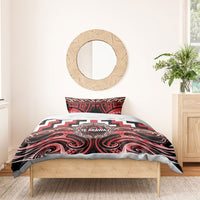 Aotearoa Te Arawa Bedding Set Maori Iwi Poutama Puhoro Tattoo LT14 - Polynesian Pride