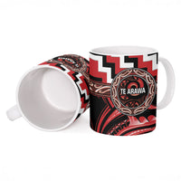 Aotearoa Te Arawa Personalised Ceramic Mug Maori Iwi Poutama Puhoro Tattoo LT14 - Polynesian Pride