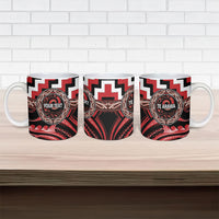Aotearoa Te Arawa Personalised Ceramic Mug Maori Iwi Poutama Puhoro Tattoo LT14 - Polynesian Pride
