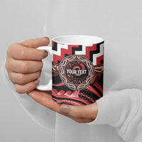 Aotearoa Te Arawa Personalised Ceramic Mug Maori Iwi Poutama Puhoro Tattoo LT14 - Polynesian Pride