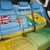 Personalised Malampa Fiji Day Back Car Seat Cover 10 October Fijian Tapa Flag Style