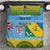 Personalised Malampa Fiji Day Bedding Set 10 October Fijian Tapa Flag Style