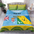 Personalised Malampa Fiji Day Bedding Set 10 October Fijian Tapa Flag Style