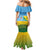 Personalised Malampa Fiji Day Family Matching Mermaid Dress and Hawaiian Shirt 10 October Fijian Tapa Flag Style