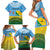 Personalised Malampa Fiji Day Family Matching Short Sleeve Bodycon Dress and Hawaiian Shirt 10 October Fijian Tapa Flag Style