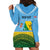 Personalised Malampa Fiji Day Hoodie Dress 10 October Fijian Tapa Flag Style