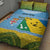 Personalised Malampa Fiji Day Quilt Bed Set 10 October Fijian Tapa Flag Style